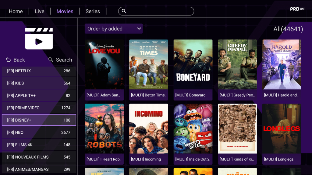 Europe IPTV Abonnement IPTV