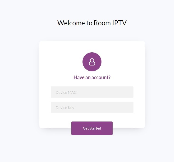 Configuration de l'application room iptv 3 Europe IPTV Abonnement IPTV